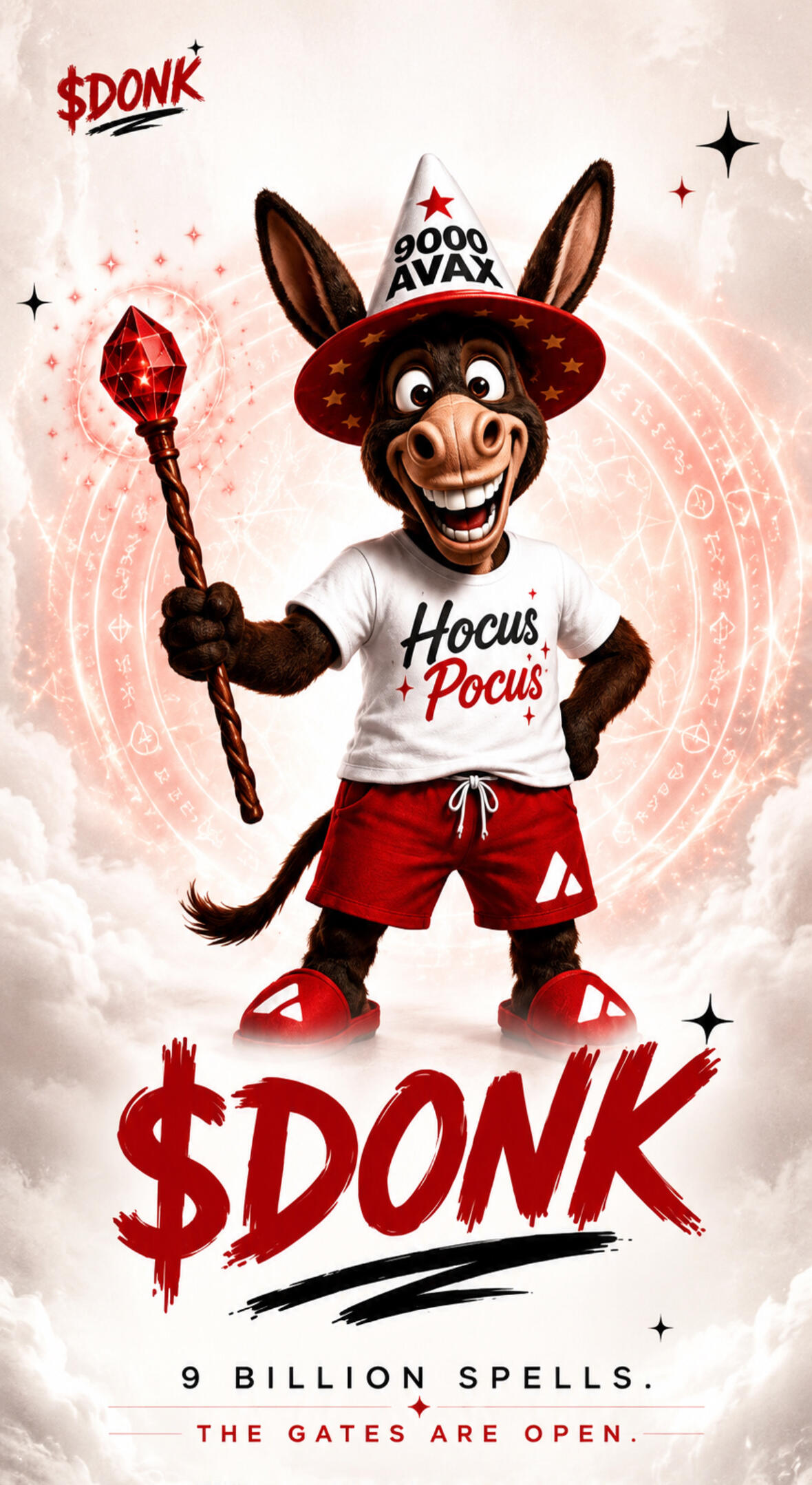DONK magic meme mascot